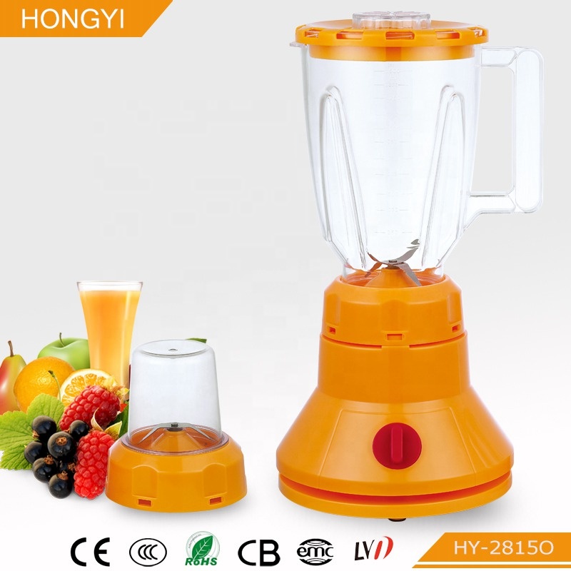 1.5L plastic jar 300W 2 speeds baby food mixer grinder juice blender machine