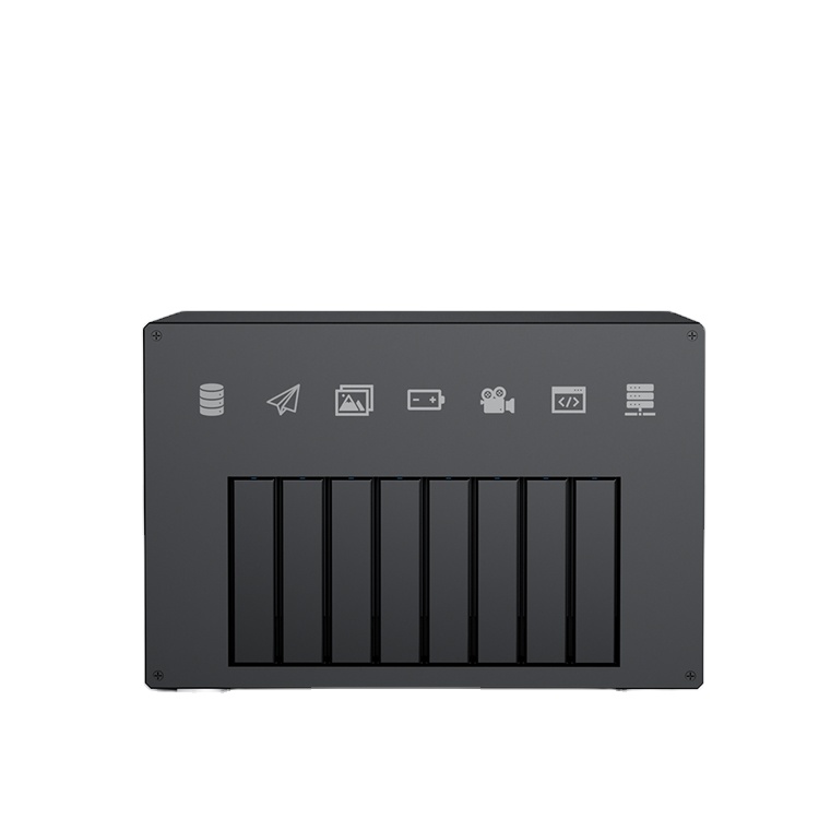8 bay nas IPFS Чехлы для компьютерных серверов 6-го 7-го поколения core i7 dual ethernet core I5 nas Чехлы barebone