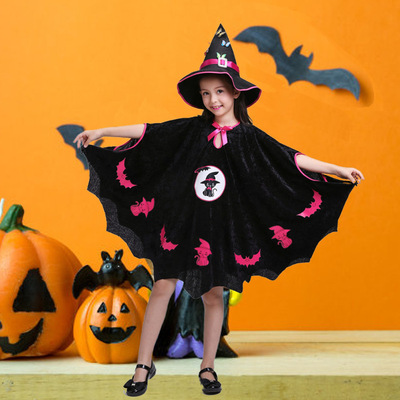 Halloween children costume costume girl witch witch hat princess dress