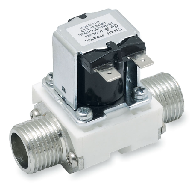 Cnkb FPD-270A2 наружная резьба G1/2 PP & медный солнечный подогреватель воды электромагнитный клапан