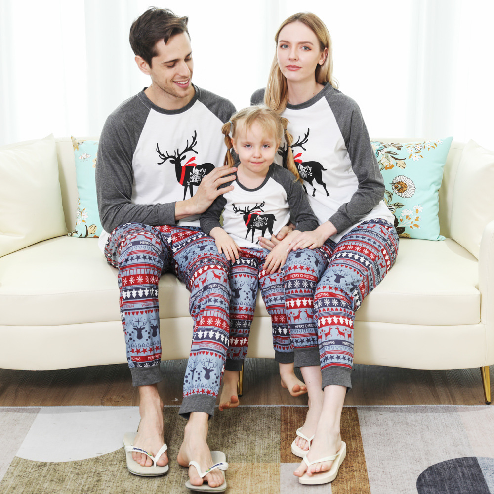 Family Pajamas Jumpsuit Matching Sleepwear Onesie Santa Christmas Pjs Set For Kids And Adults