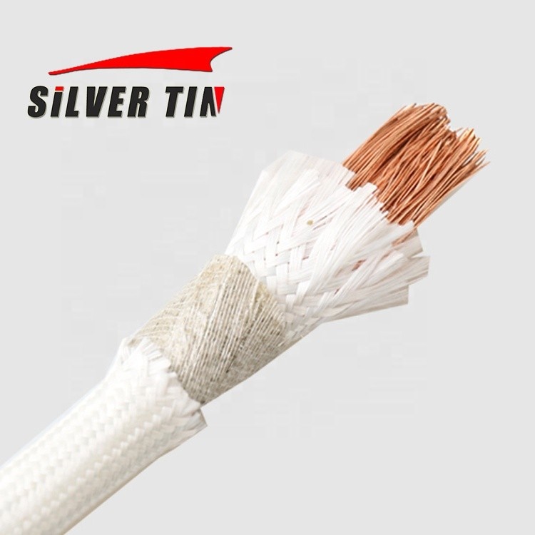 Высокотемпературный кабель 20AWG 500C, обмотанный слюдкой, изоляция стекловолокна, многожильный провод из чистой меди
