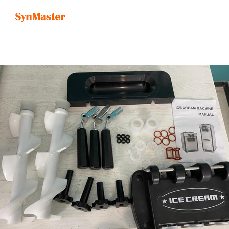 Automatic 18-22L per hour three flavor floor standing with air pump air adjustable Desktop vertical hard soft ice cream machine