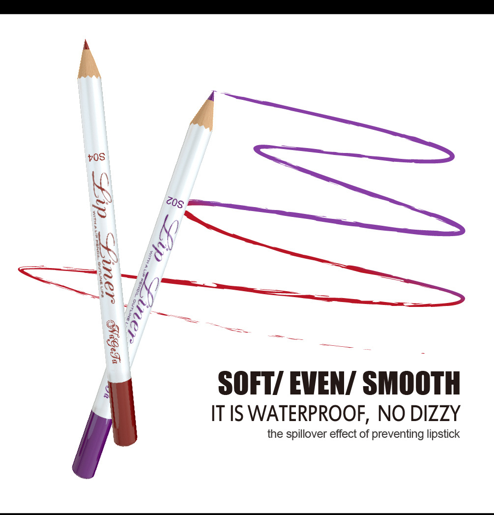 4# Superior Quality Lip Liner Pencil Private Label Lip Liner Pencil Made in China Waterproof with Liner Lipstick Mineral