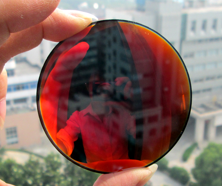 CR39 солнцезащитные линзы Red Flash Mirror D1 Series EXIA OPTICAL