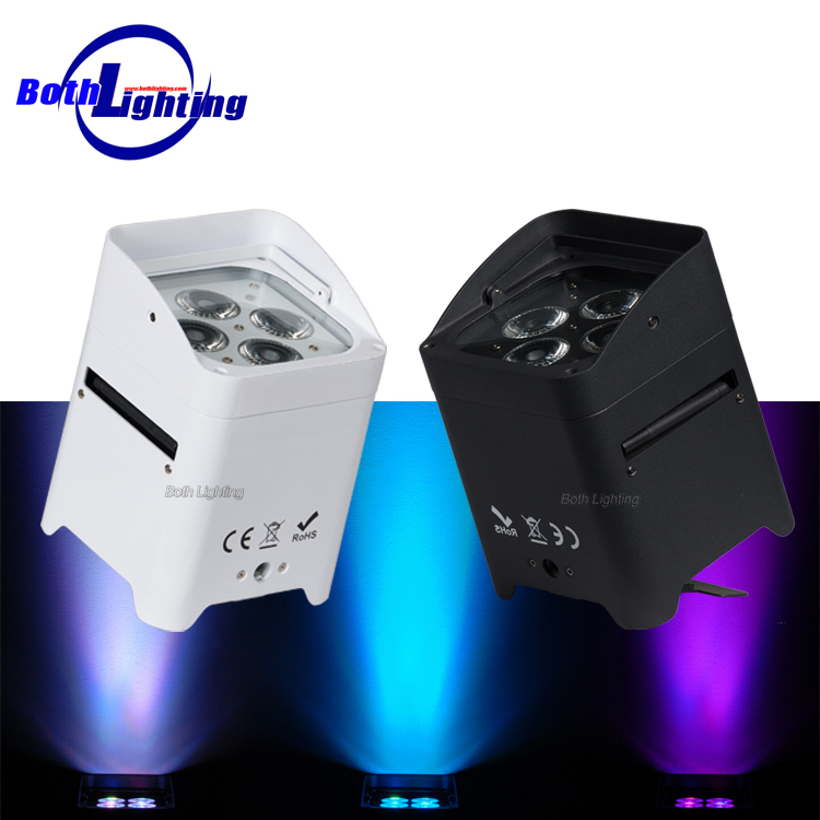 Беспроводной uplight smart dj s4 4*18 Вт RGBWA + UV led par can сценическое освещение для свадебного торжества
