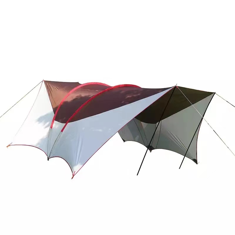 Sun shelter outdoor sunscreen rain-proof family picnic beach camping sunshade