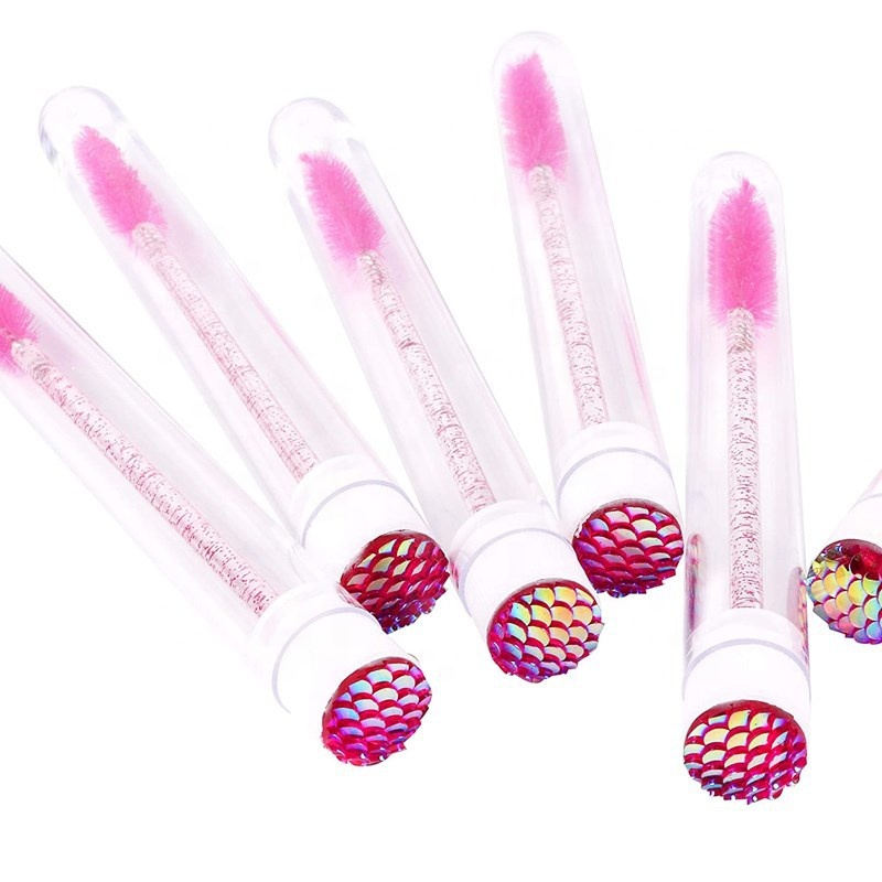 Eyebrow Brush mascara wand transparent tube mascara brush Eyelash Brush