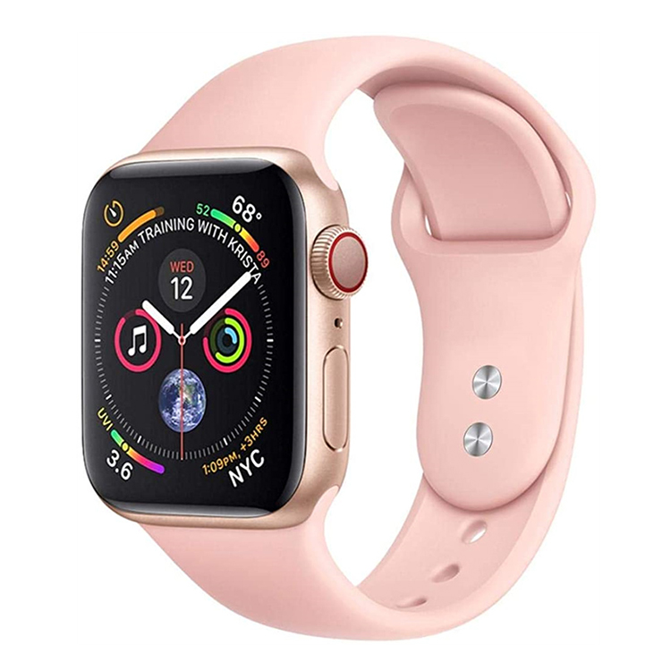 Силиконовый резиновый ремешок для часов Apple Watch 38 мм 42 мм, производитель Китай