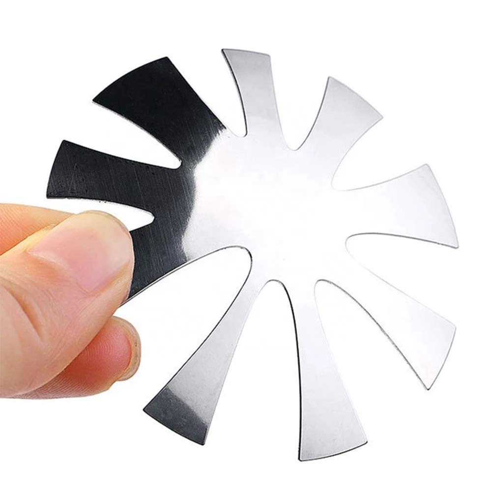 Kit Nail Cutter Tool French Nails Acrylic 9 Size Tips Almond Shape Easy French Smile Cut V Line Manicure Edge Trimmer