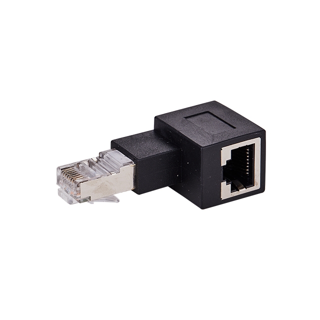 Top Sale Guaranteed Quality Left-Angled Male To Female Electronic Adaptor Electronic Category 6a Adapter