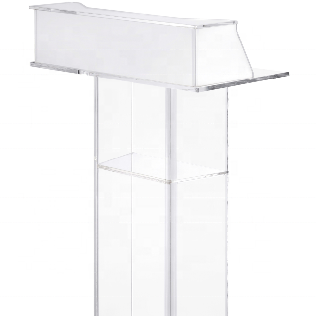Customized elegance acrylic podium,school furniture podium with customized color
