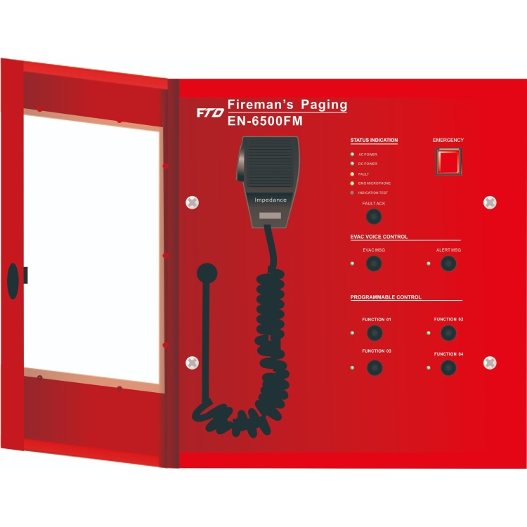 2021 new arrived fire alarm system fireman microphone for school