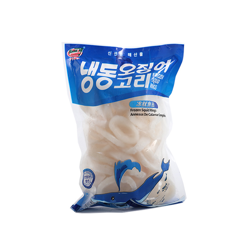 Оптовая продажа, вареные морепродукты 340 г, Прямая поставка с завода, высококачественное кольцо для замороженных кальмаров