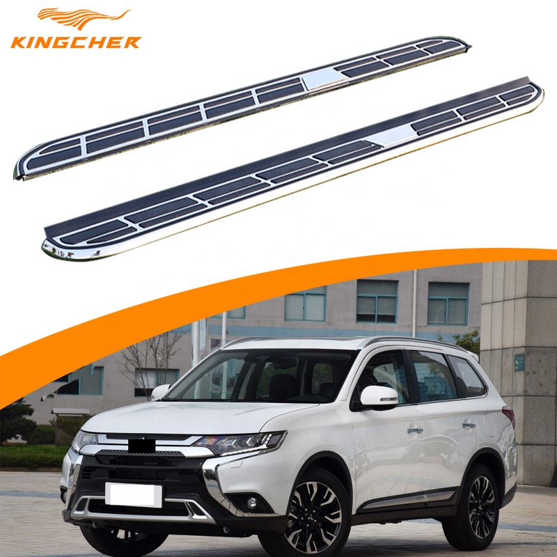 KINGCHER PP пластик + нержавеющая сталь боковой шаг для Mitsubishi Outlander 2016-2019 Беговая доска