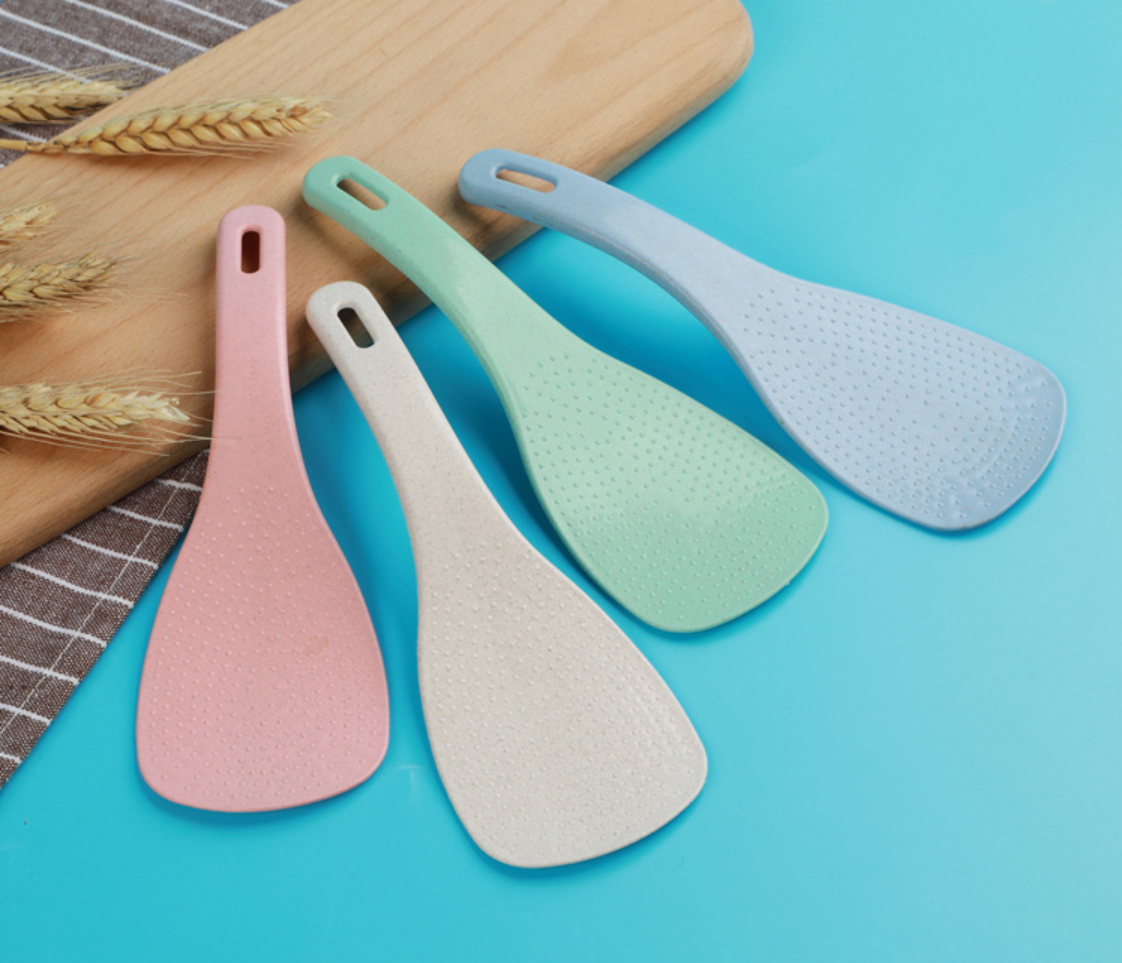 Degradable Series Eco Friendly Wheat Straw Plastic Rice Cooker Spoon