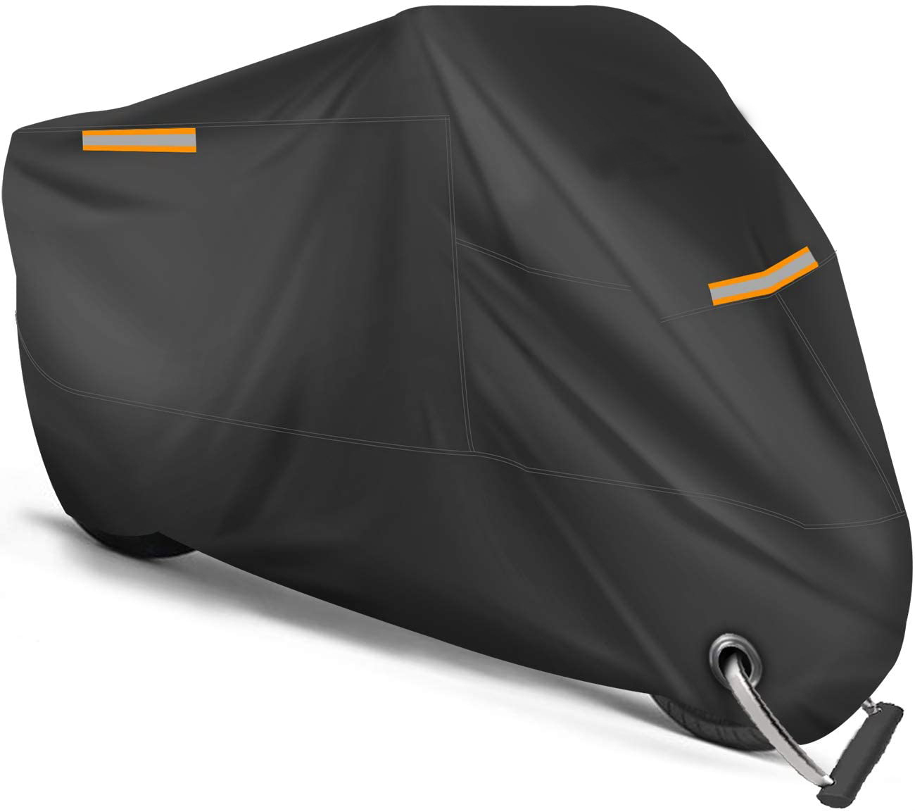 Waterproof and UV Durable Motorcycle Cover With Lock Holes Universal Dustproof Waterproof 210D Oxford Protective Cover Cloth