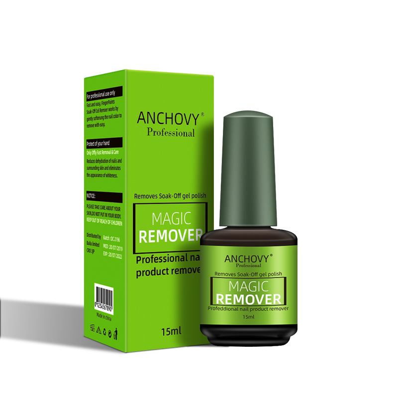 15 ml/Lot Wholesale Professional Magic Nail Remover Soak off Gel Nail Polish Remover for Nail Art