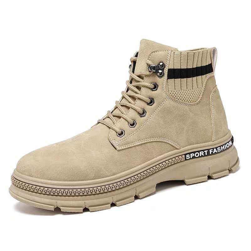 2020 Latest High-top Fashion Boot British Fashion Tooling Shoe Sports Men's Boots