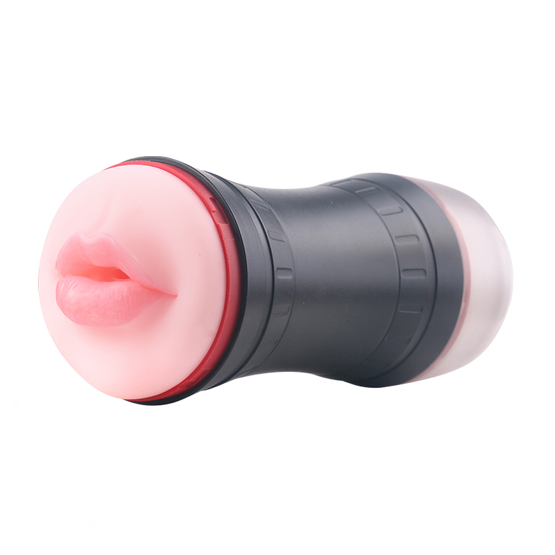 Aopeng double head design adult product with non-slip handle male masturbation cup