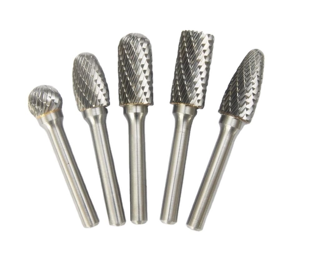 6mm shank 10pcs rotating burrs carbide file series
