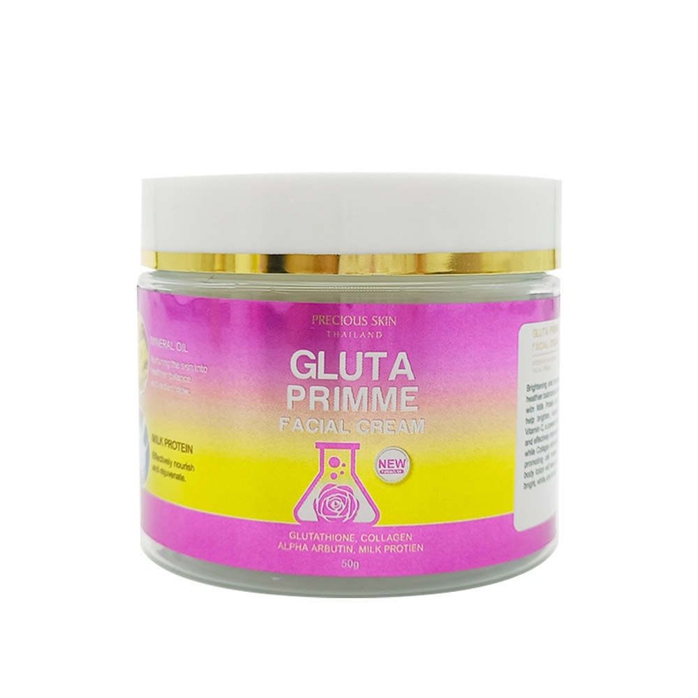 GLUTA PRIME PLUS Facial Cream with Collagen And Glutathi Fast Whitening And Lightening Skincare Product Face Cream 50g