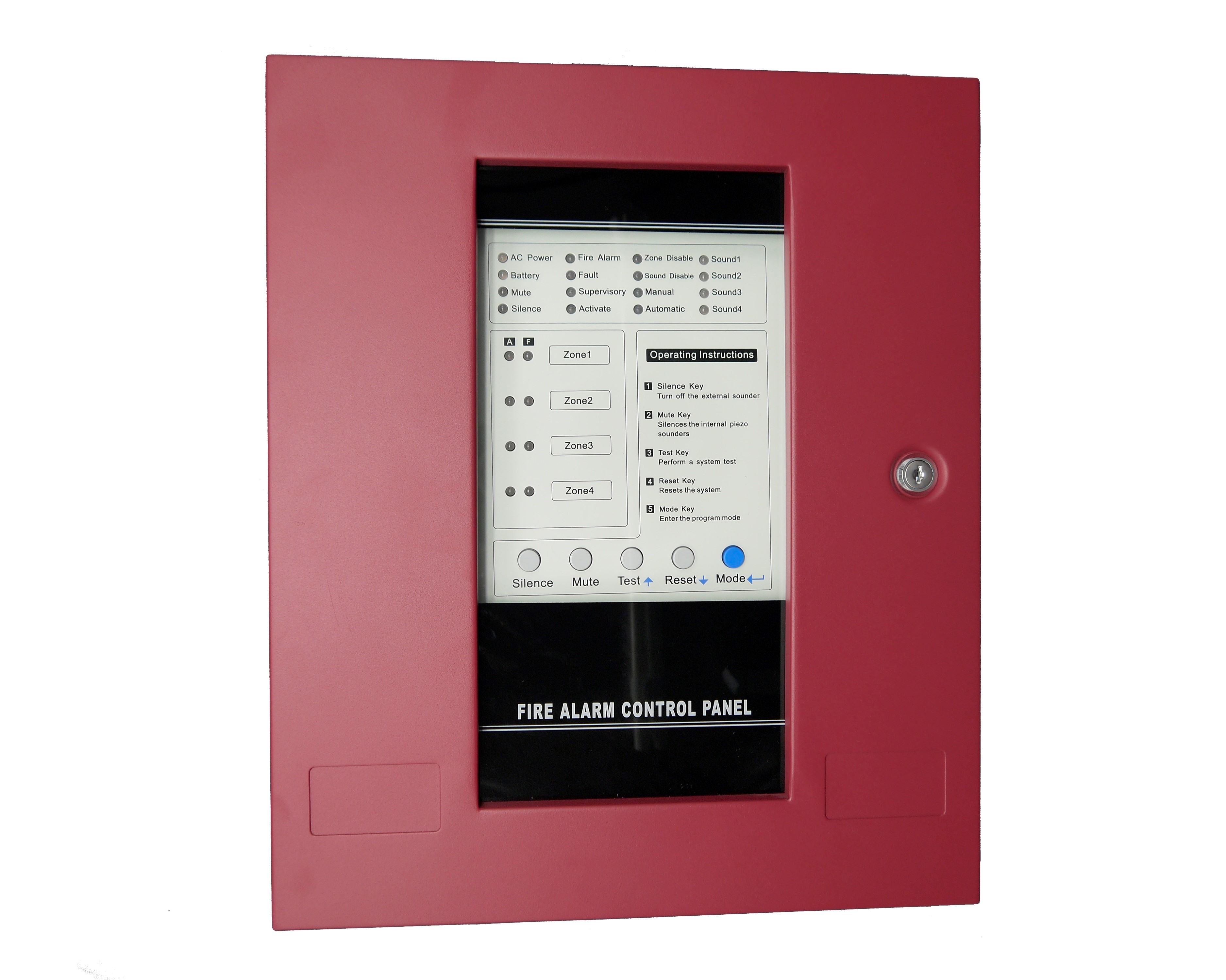13 Years Factory 4 zones conventional fire alarm control host