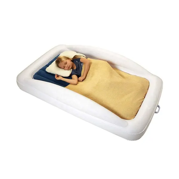 Надувная дорожная кровать для малышей с защитными бамперами