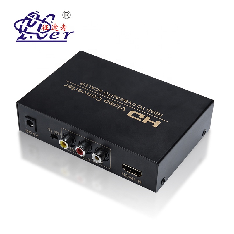 HDMI to AV Converter HDMI to CVBS AUTO 1080P 60Hz HDMI to AV Switcher