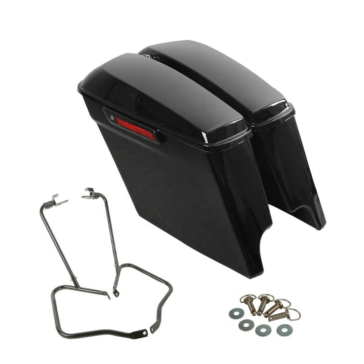 TCMT для Harley Saddlebag XF111529-B + 215B + C91 5 "черные растягивающиеся крепежные болты для Harley Touring 14-19