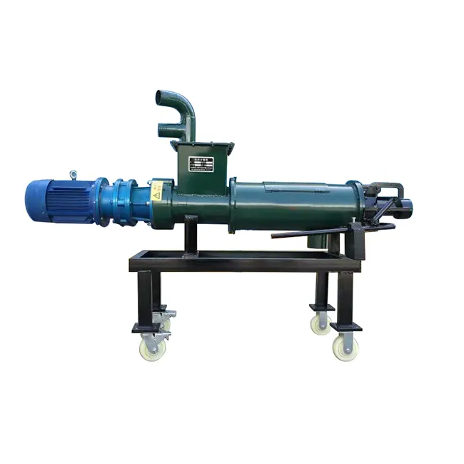 DZJX Vinasse Liquid Solid Separator For Poultry/ Cow Dung Pig Manure Rabbit Waste Cow Dung Dewatering Plant Machine