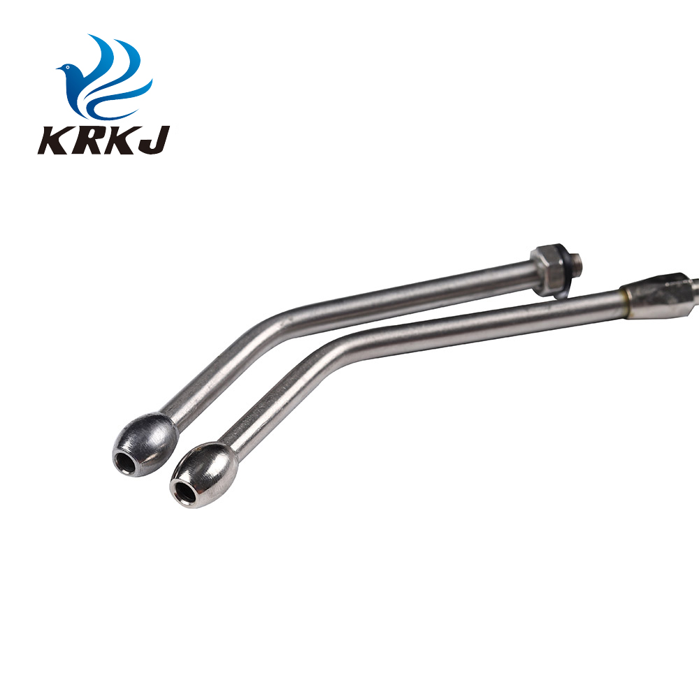 KD126 brass drench cannula with chrome plated for veterinary all syringes