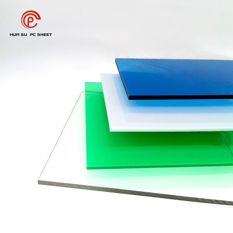 Polycarbonate Sheet Clear Plastic Roofing Panel Solid Corrugated Type for Greenhouse