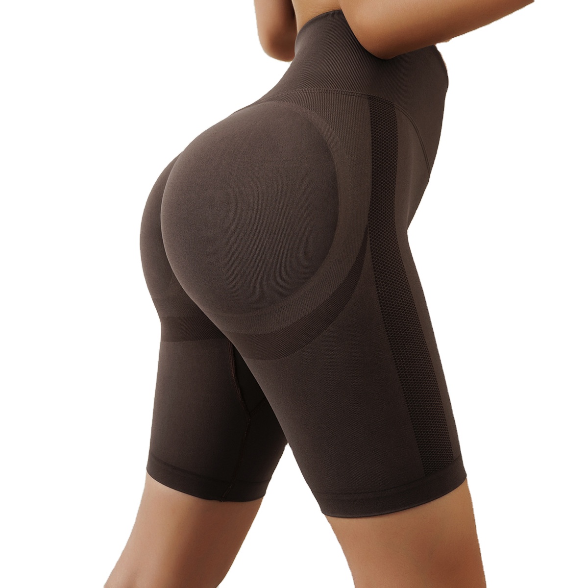 Sexy Seamless High Waist Yoga Pants Hip Lift Tight Quick Drying Sports Wear Carry Buttock Yoga Shorts