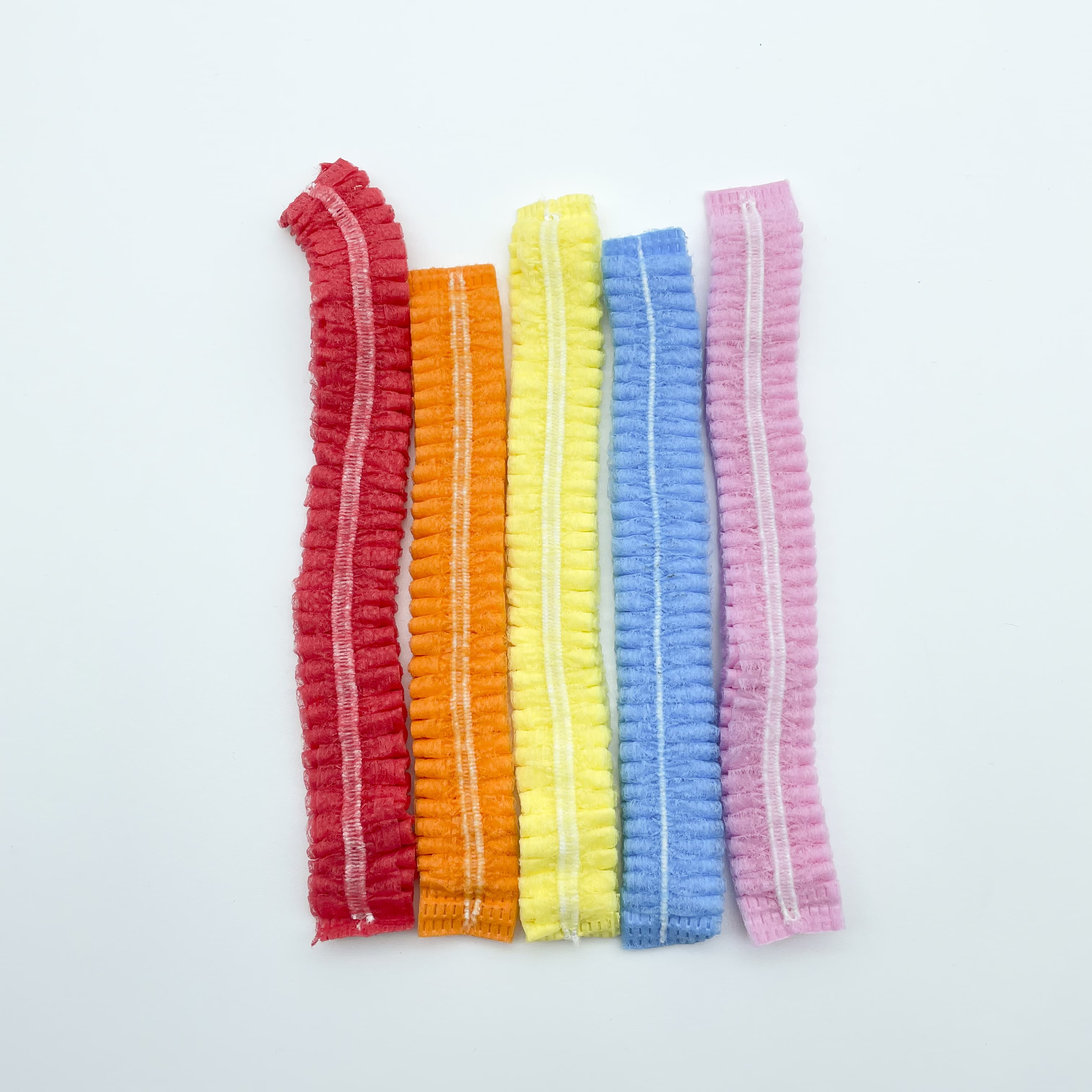 Disposable doctor nurse surgical 2 pack bouffant nurse cap with elastic buttons soft unisex stretch