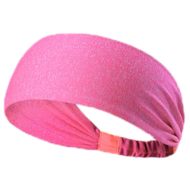 Sports equipment Men and women's running headband yoga fitness colorful cloth ribbon splicing cycling cationic sports headband