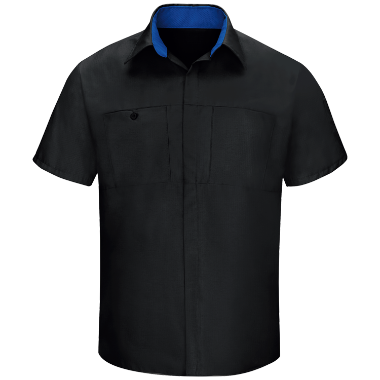 OEM High Quality Button Down Short Sleeve Breathable Port Authority Heavy Duty Working Shirt