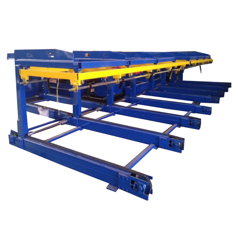 Color metal roof tile automatic stacker making machine roll forming machine