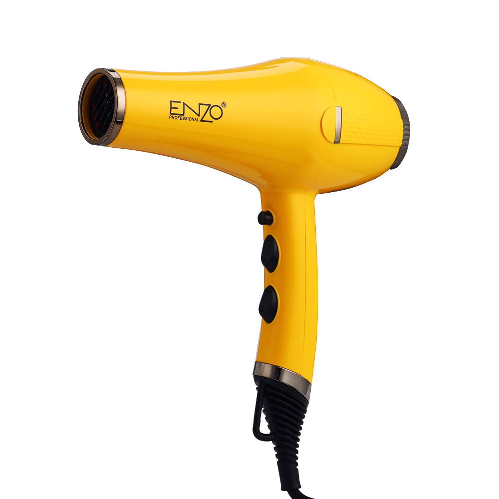 A-EN-6699 фен для волос инфракрасные сушилки желтый 2000w Enzo профессиональное изготовление по оптовой цене с долкой продолжительностью