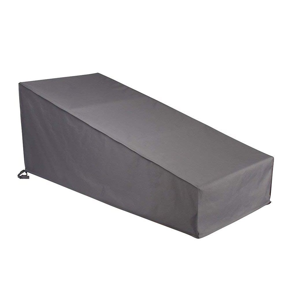 420D oxford Sun Lounger Cover Waterproof Sunbed Outdoor Garden Patio Furniture Cover with a Storage Bag