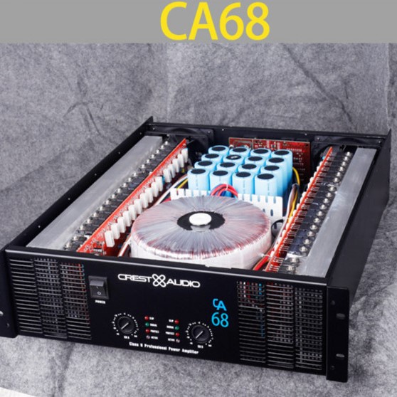 Профессиональный усилитель мощности CA68, усилитель чистой мощности, 2 канала (3U), KTV/Stage/Home развлечения, KTV 8 Ом, 1500 Вт * 2/4 Ом, 3000 Вт * 2