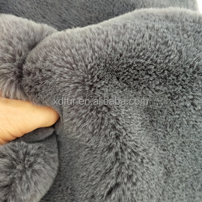 factory directly wholesale faux rabbit fur soft fake fur artificial fur fabric for garment