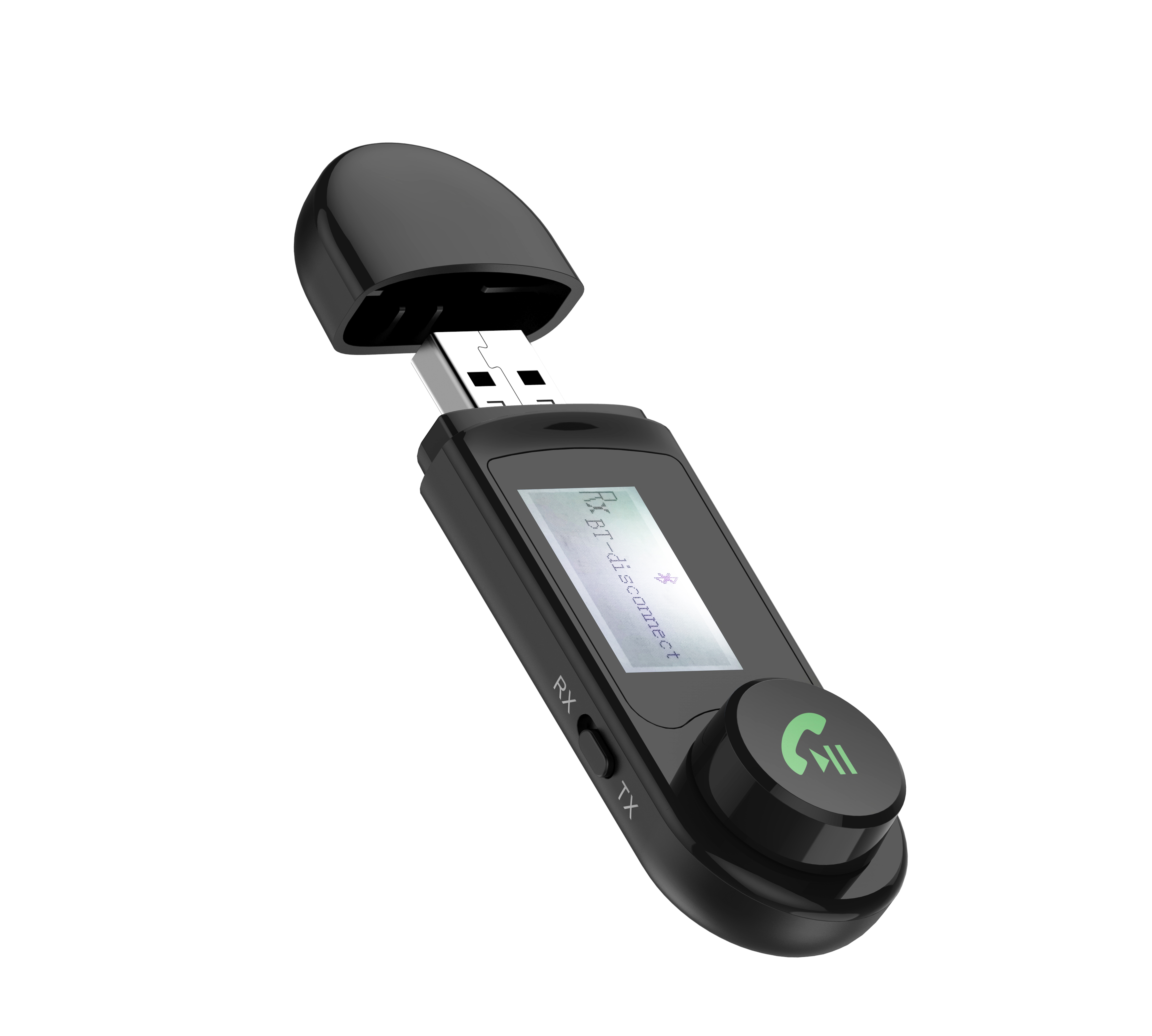 Лидер продаж на Amazon, беспроводной приемник USB 2 в 1 5,1, адаптер передатчика, ЖК-дисплей, гарнитура для звонков для автомобиля, ТВ, ПК, наушников