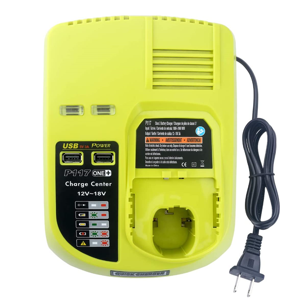 Ni-CD Ni-MH Li-Ion 12V-18V 3A зарядное устройство для аккумулятора P117 для Ryobi P104 P105 P102 P103 P107 P108