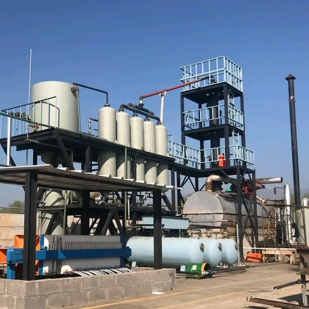 Waste Oil Recycling Distillation Plant With ISO