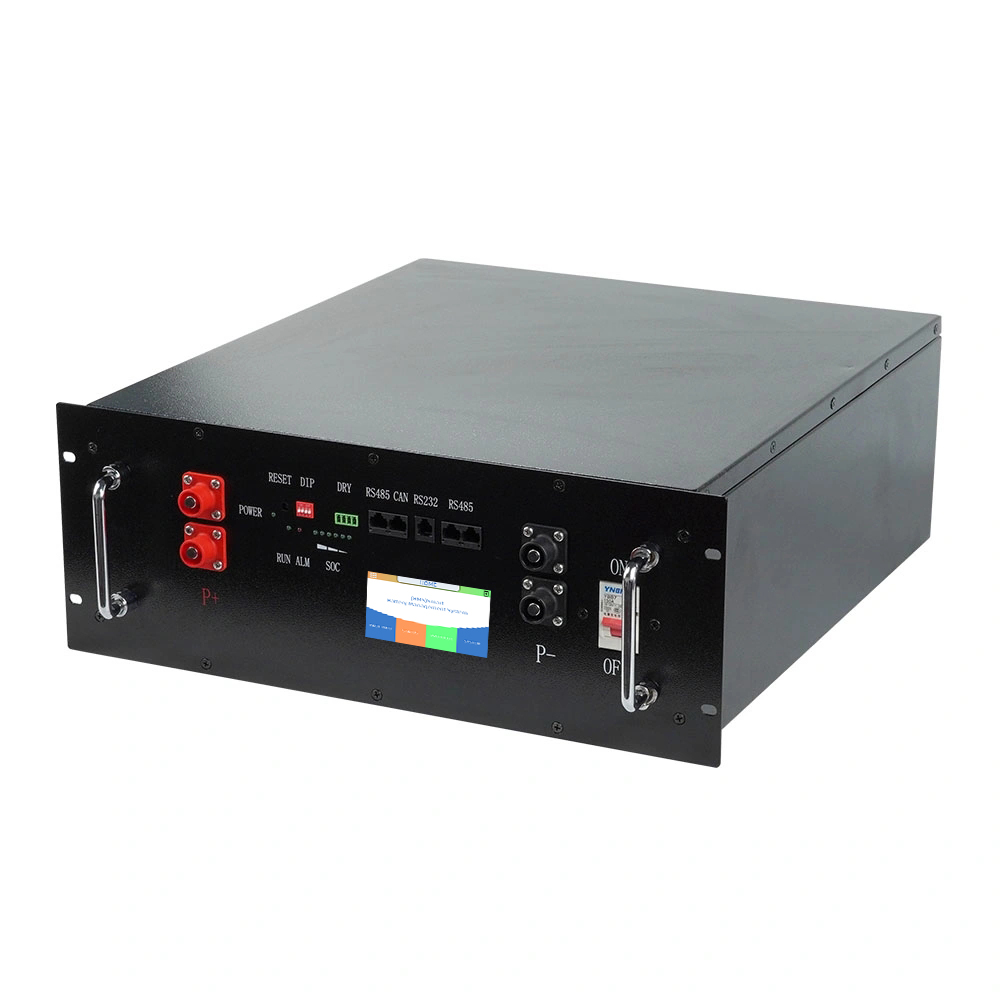 Smart BMS LiFePO4 10kwh 15kwh 48V 100Ah 200Ah 280Ah 400Ah Solar Lithium ion Server Rack Mounted Battery Pack For Solar System