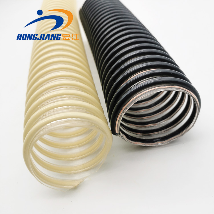 Factory Supplier Best Selling 6 Inch PU Helix Steel Wire Reinforced Insulated Flexible Duct Hose