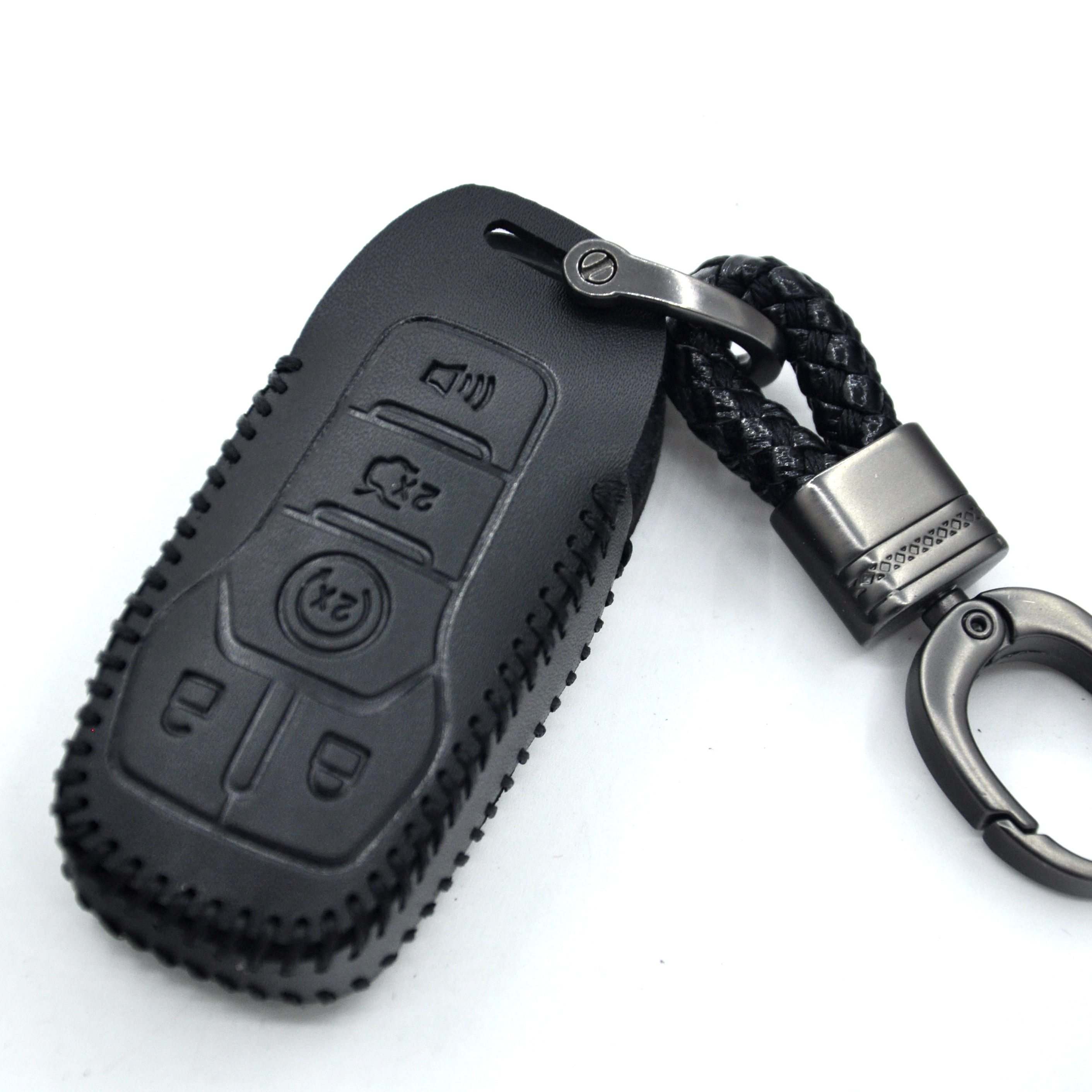 Пояса из натуральной кожи smart key чехол для Ford Explorer Edge mustang 2013 mondeo Фокус MK3 MK4 Ecosport Kuga Побег Fiesta ключи