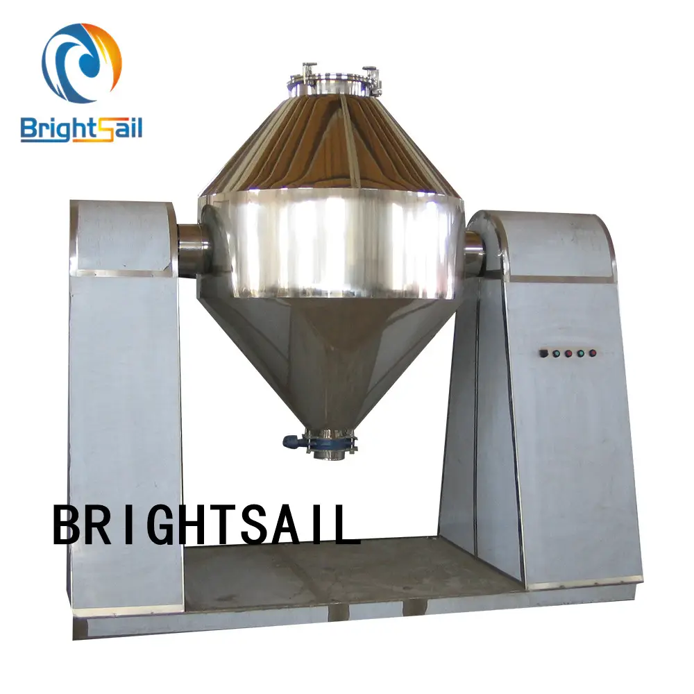 Двойная конусная Вакуумная сушилка Brightsail, ротационная сушильная машина