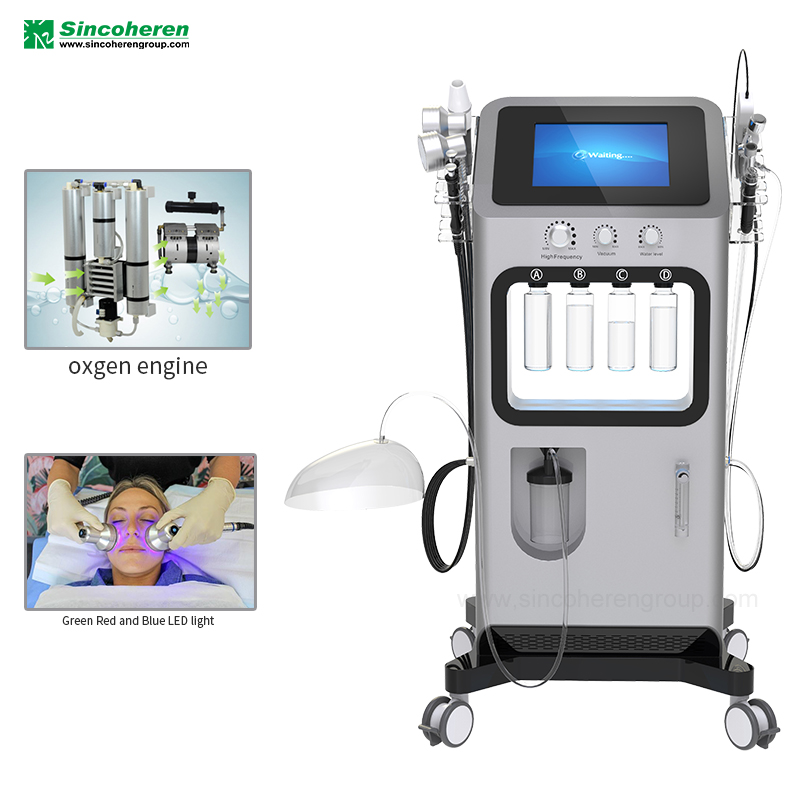 Multifunctional Therapy Ultrasound PDT LED High frequency Rf Beauty Equipment Antiwrinkle Face Lift Hydrafacials Machine